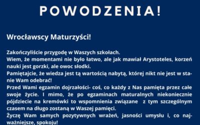Życzenia od Prezydent Wrocławia