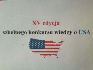 informacje dotyczące XV edycji konkursu wiedzy o USA